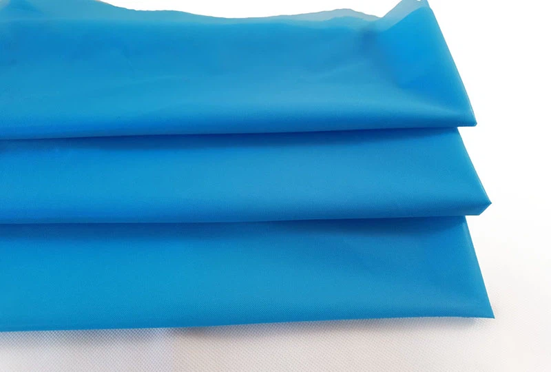 Grs Certification 100% Recycled Nylon Fabric PA/PU/PVC Coated Waterproof 210t Ripstop Taffeta Fabric For Raincoat Tent